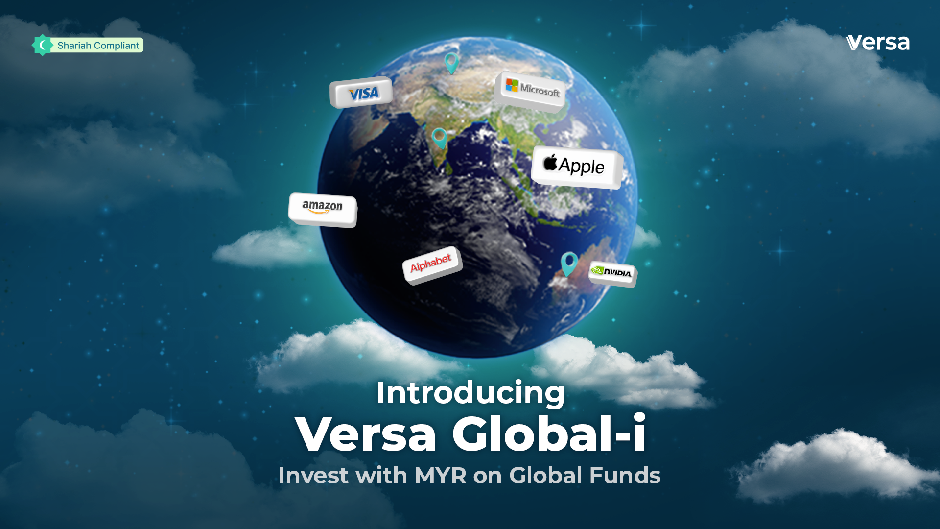 Introducing Versa Global-i! Invest with Malaysian Ringgit (MYR) on Global Funds.