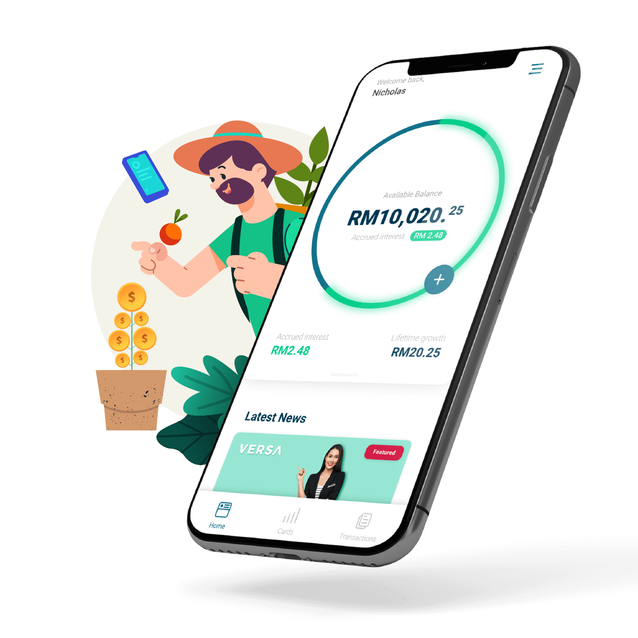 Introducing a new way of managing your money versa