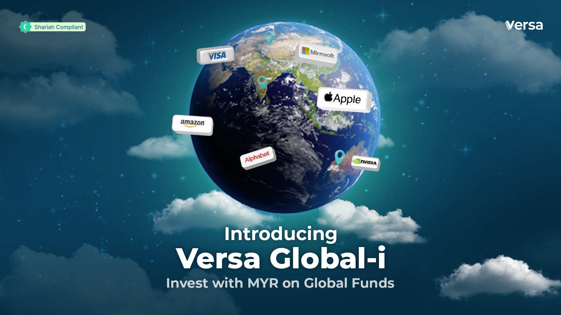Introducing Versa Global-i! Invest with Malaysian Ringgit (MYR) on Global Funds. 